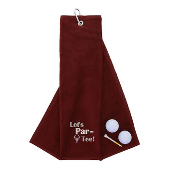 Let's Par Tee Novelty Golf Towel, 11 of 11