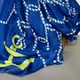 Rope And Anchor Print Scarf In Navy Blue, thumbnail 4 of 4