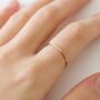 Thin And Dainty Gold Filled Stacking Ring, thumbnail 3 of 5