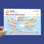 Personalised Christmas Training Art Card, thumbnail 1 of 3