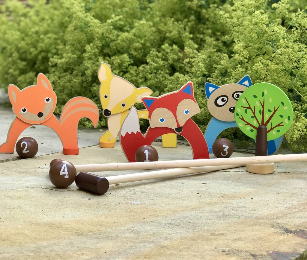 wooden croquet for children by harmony at home children's eco boutique