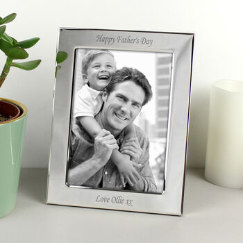 Personalised Silver Plated 5x7 Photo Frame, 3 of 9