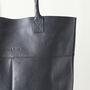 Fair Trade Handcrafted Large Leather Tote Shopper Bag, thumbnail 7 of 12