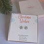 Sterling Silver Christmas Snowflake Earrings, thumbnail 5 of 10