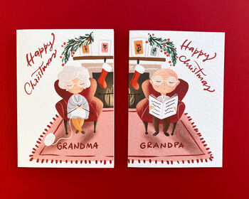 Christmas Greetings Card For Grandma, 5 of 8