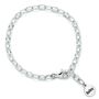 Silver Adjustable Charm Bracelet With Personalised Tag, thumbnail 5 of 10
