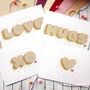 Valentine Postcards, Love, Hugs, Packs Of Four Or Eight, thumbnail 1 of 6