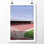 Wrexham Racecourse Ground The Old Kop Poster, thumbnail 2 of 6