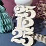 Personalised Christmas Date Decoration, thumbnail 9 of 9
