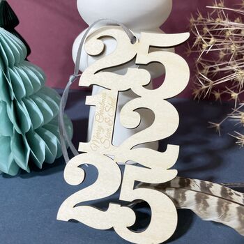 Personalised Christmas Date Decoration, 9 of 9