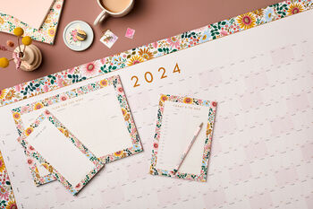 2024 Wall Planner, Landscape, Bright Flowers Seconds, 7 of 7