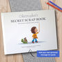 Personalised Secret Scrap Book In Deluxe Hardback, thumbnail 2 of 3