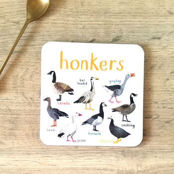 Pair Of 'Floaters' And 'Honkers' Bird Coasters, 4 of 8