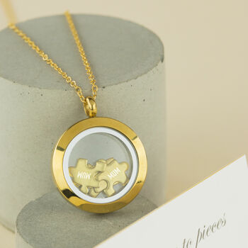 Personalised Gold Plated 'Love You To Pieces' Necklace, 2 of 7
