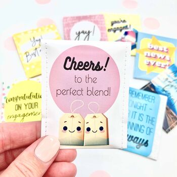 Congratulations On Your Engagement| Engagement Tea Gift | Couple Engagement Tea Gift, 4 of 12