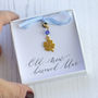 Something Blue Lucky Four Leaf Clover Charm, thumbnail 1 of 4