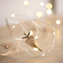 Autumnal Golden Metal Leaf Micro LED String Fairy Lights, thumbnail 1 of 4