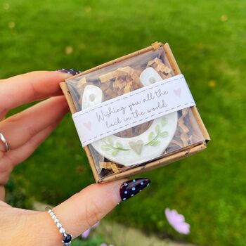 Tiny World Resin Keepsake Ornament Good Luck, 2 of 2