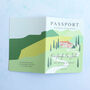 Italy, Tuscany Passport Wedding Invitation, thumbnail 2 of 4