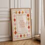 Born To Frolic Quote Print, thumbnail 3 of 3