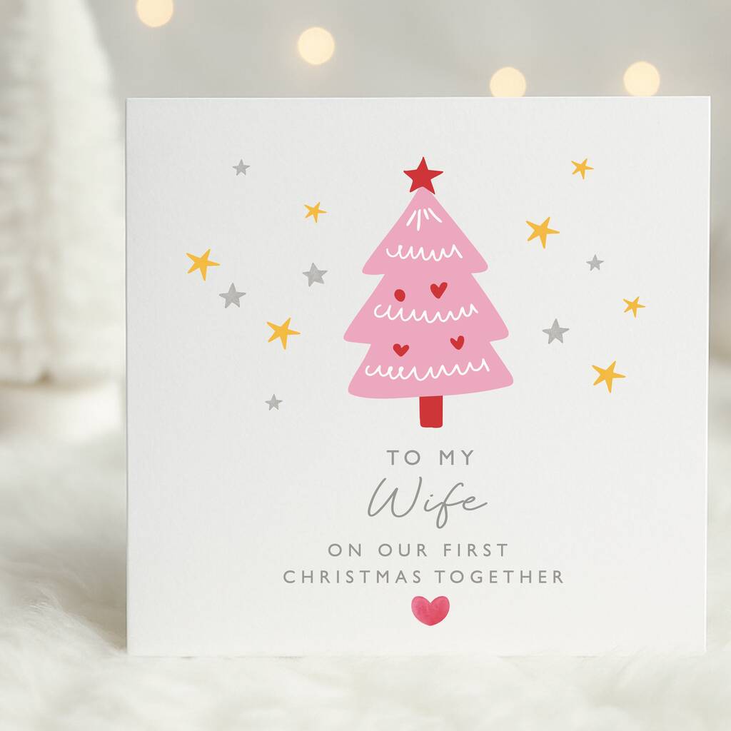 '1st Christmas Together' Wife Card