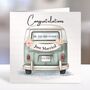 Camper Van Wedding Card Personalised, thumbnail 8 of 8
