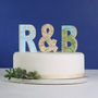 Personalised Map Letters Wedding Cake Topper, thumbnail 3 of 3
