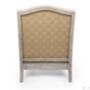 Gustavian Powder Pink Linen Armchair, thumbnail 3 of 7