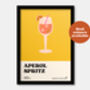 Aperol Spritz Print, thumbnail 7 of 7