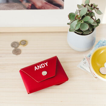 Personalised Origami Leather Wallet And Card Case, 8 of 12