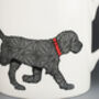 Black Labradoodle / Black Labrador Mug, thumbnail 3 of 8