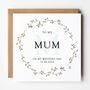 To My Mum On My Wedding Day Card, thumbnail 1 of 4