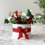 Personalised Christmas Flowers Hat Box, thumbnail 1 of 7