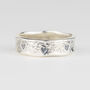 Personalised Happily Ever After Sterling Silver Heart Ring, thumbnail 5 of 9