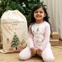 Extra Large Luxury Personalised Christmas Sack Pink Nutcracker, thumbnail 1 of 3