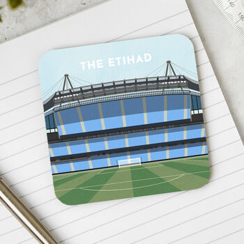 Illustrated Football Stadium Coaster Gift Request Any Stadium, 6 of 8