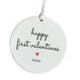 First Valentine’s Day Ornament Keepsake Gift, thumbnail 2 of 7