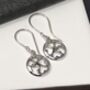 Sterling Silver Cut Out Multiple Hearts Drop Earrings, thumbnail 5 of 5