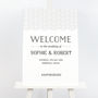 Millie Art Deco Wedding Welcome Sign, thumbnail 2 of 5