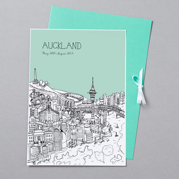 Personalised Auckland Print, 10 of 10
