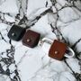 Personalised Leather Cable Organiser Tie, thumbnail 8 of 8