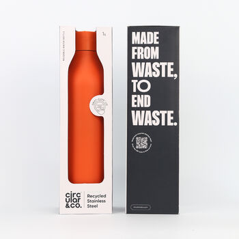 Circular And Co 1 L Stainless Steel Water Bottle Sunrise Orange, 2 of 7
