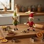Handmade Needle Felt Christmas Elf Decoration, thumbnail 9 of 12