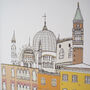 Venice Skyline Print, thumbnail 3 of 3