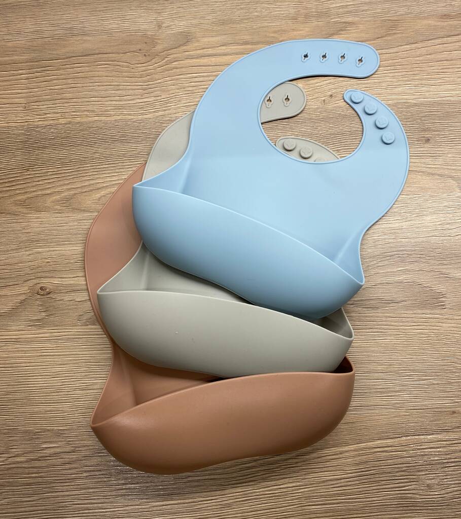 Silicone Baby Bib By Lily & Posie