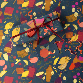 Cocktail Party Wrapping Paper, 6 of 7