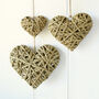 Woven Heart Hanging Decoration, thumbnail 2 of 2