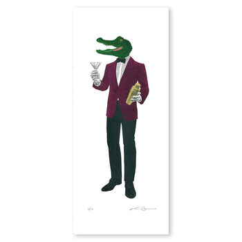 The Cifonelli Crocodile | Silkscreen Print, 2 of 5