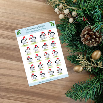 Christmas Sticker Sheets Mix And Match. Two Sheets, 3 of 12