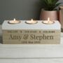 Personalised Our Life Story Tea Light Box, thumbnail 3 of 3